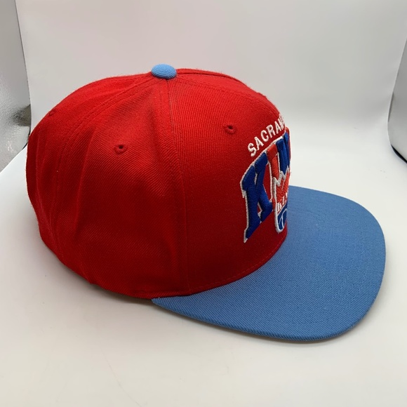 Vintage Sacramento Kings Basketball Snapback Hat Hardwood Classics Acrylic/Wool - Picture 5 of 14